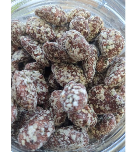 Amandes pralinées au chanvre